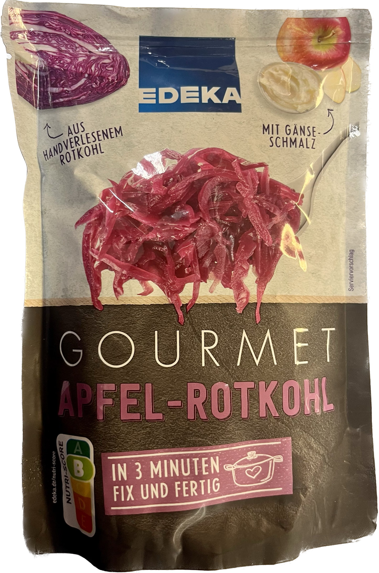 Red sauerkraut & apple